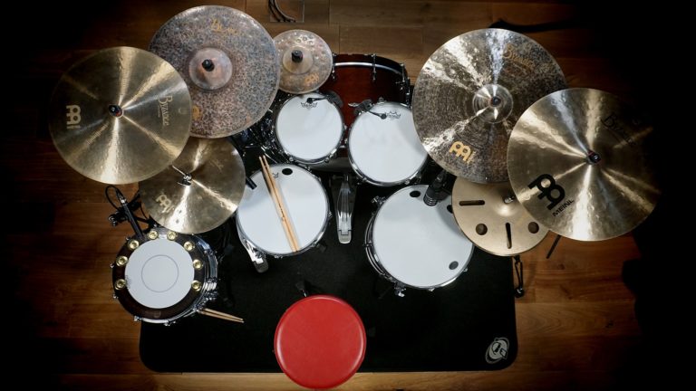 Drumset Simon Gattringer Top View